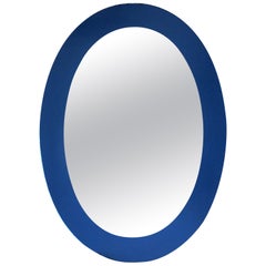 Italian Mirror with Blue Border