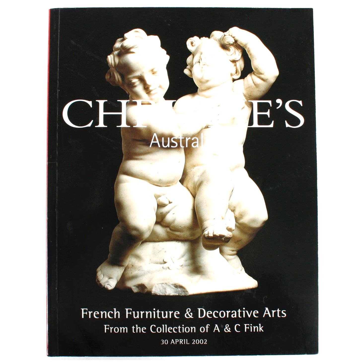 Christies avril 2002 French Furniture & Decorative Arts, a & C Fink Collections en vente