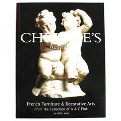 Used Christies April 2002 French Furniture & Decorative Arts, a & C Fink Collections