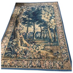 Bruxelles Tapestry, Early 18th Century, Antique Flemish