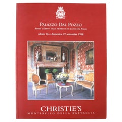 Retro Christie's: Palazzo Dal Pozzo Arredi e Dipinti Dalla, September 1998