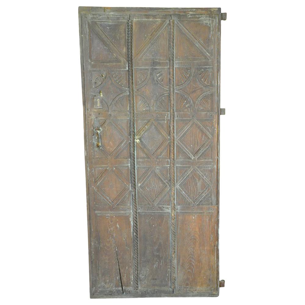 Italian Mid-18th Century Entry Door For Sale