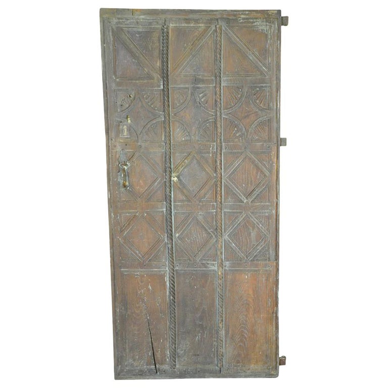Italian Mid-18th Century Entry Door For Sale