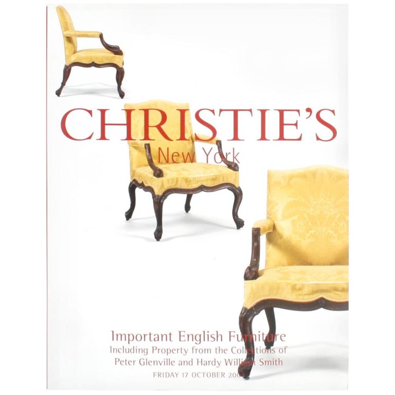 Christie's Important English Furniture, from Collections Peter Glenville For Sale