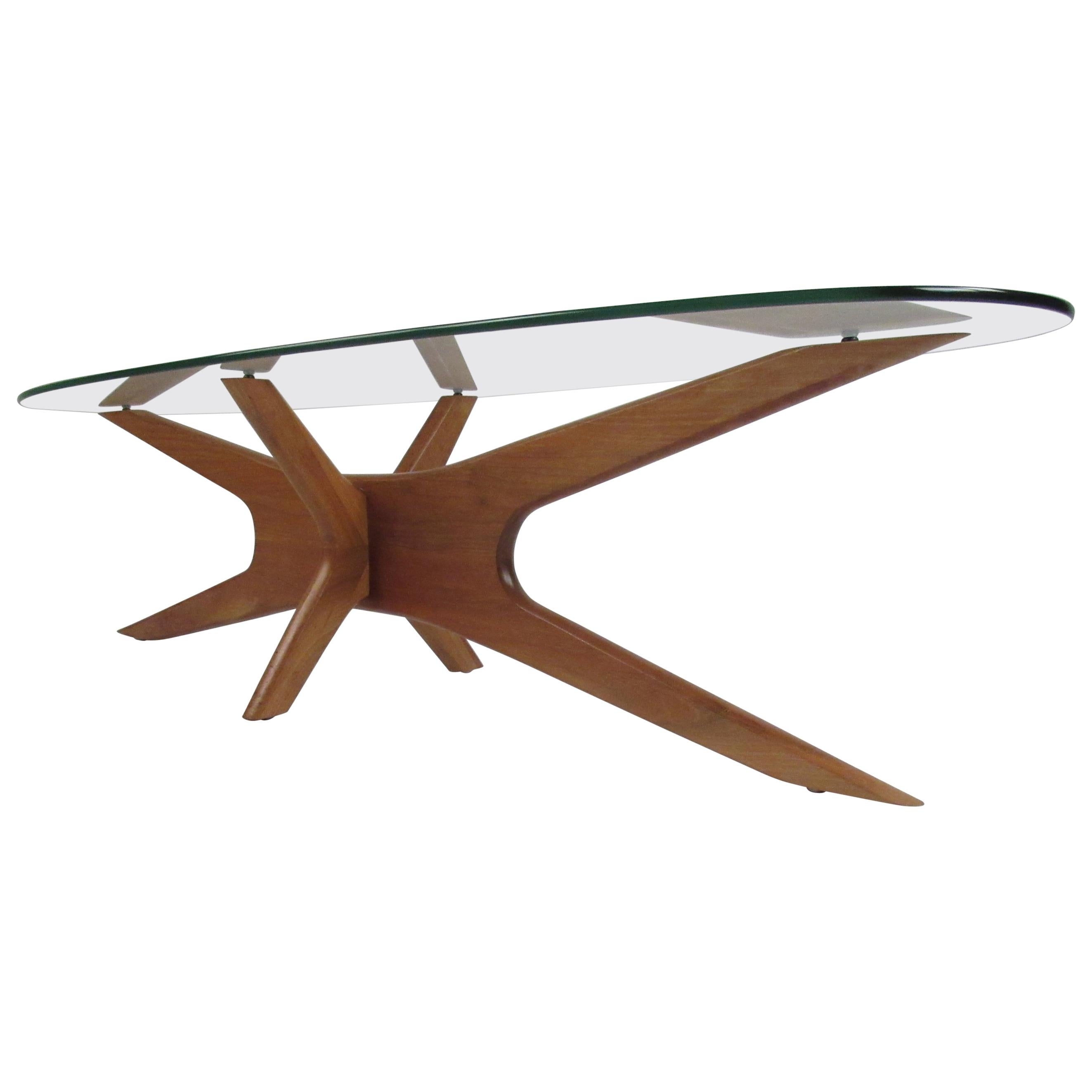 Midcentury Adrian Pearsall "Jax" Base Coffee Table