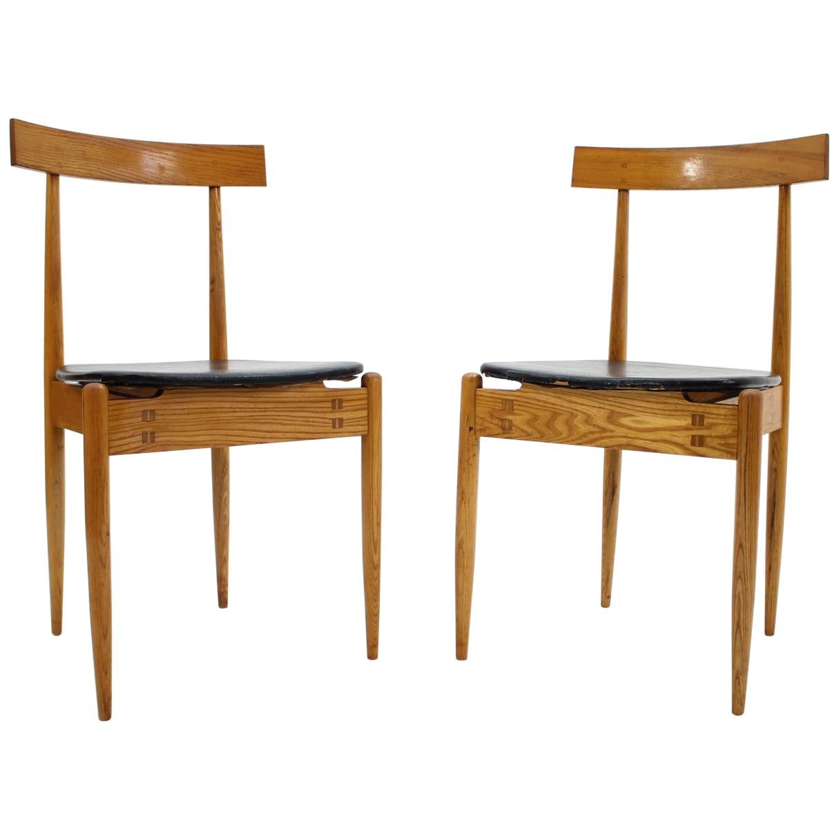 Paire de chaises de salle à manger très rares Alan Fuchs, ULUV, 1964