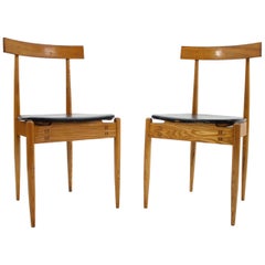 Pair of Very Rare Dining Chairs Alan Fuchs, ULUV, 1964