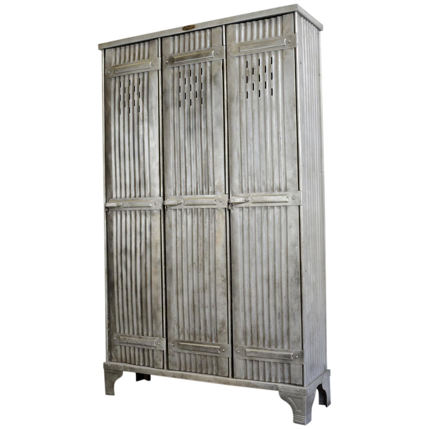Industrial Factory Lockers by Strafor, circa 1920s