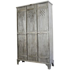 Antique Industrial Factory Lockers by Strafor, circa 1920s