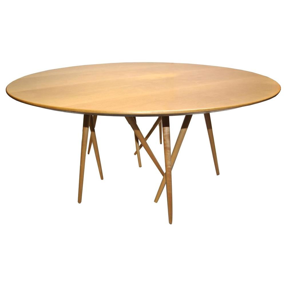 Round Toothpick Cactus Table by Lawrence Laske for Knoll For Sale