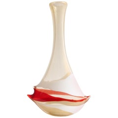Anzola Fuga Banded Asymmetrical Vase