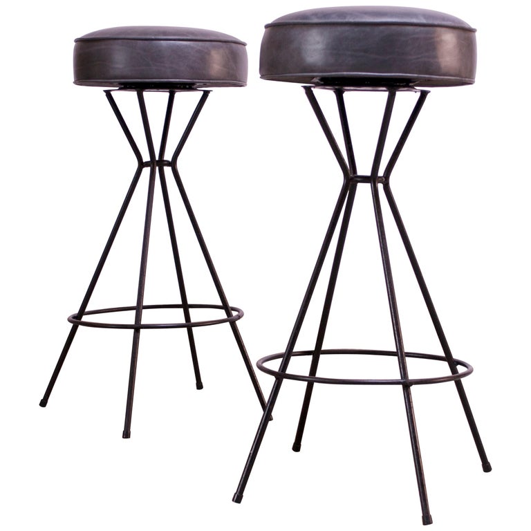 Leather Swivel Bar Stools, Metal And Leather Swivel Counter Stools