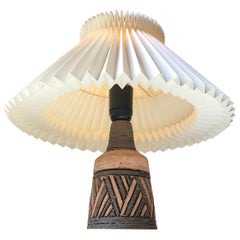 Midcentury Italian Pottery Table Lamp from Bitossi, 1970s