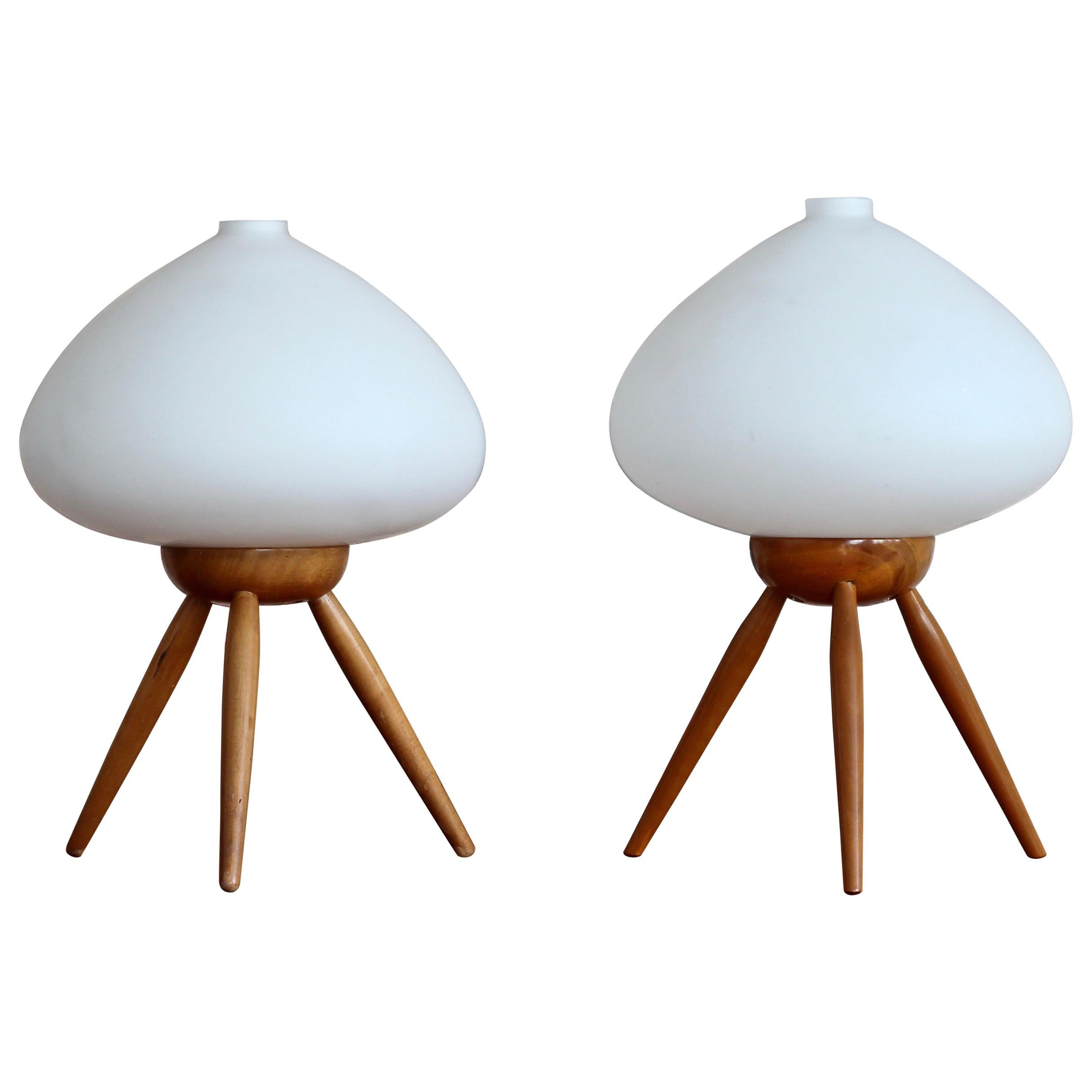Set of 2 Table Lamps by ULUV, Space Age, 1960s