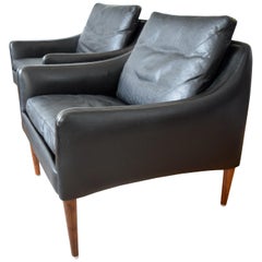 Danish Hans Olsen Model 800 Lounge Chairs, CS Møbler, 1958