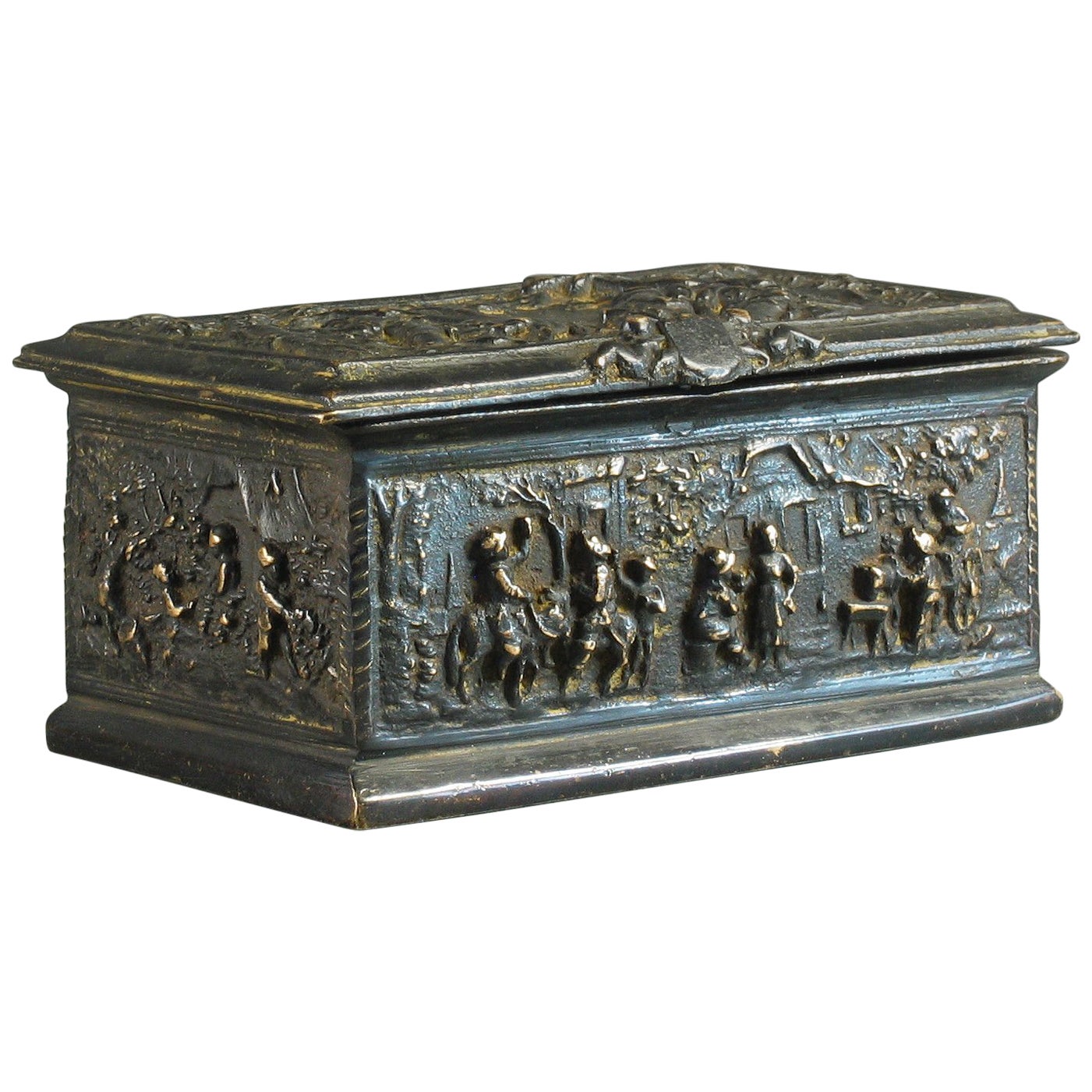 19th Century Bronze Casket For Sale at 1stDibs