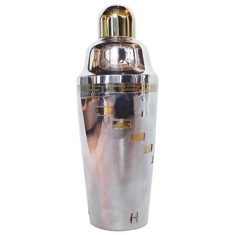 Napier Art Deco Cocktail Shaker at 1stDibs