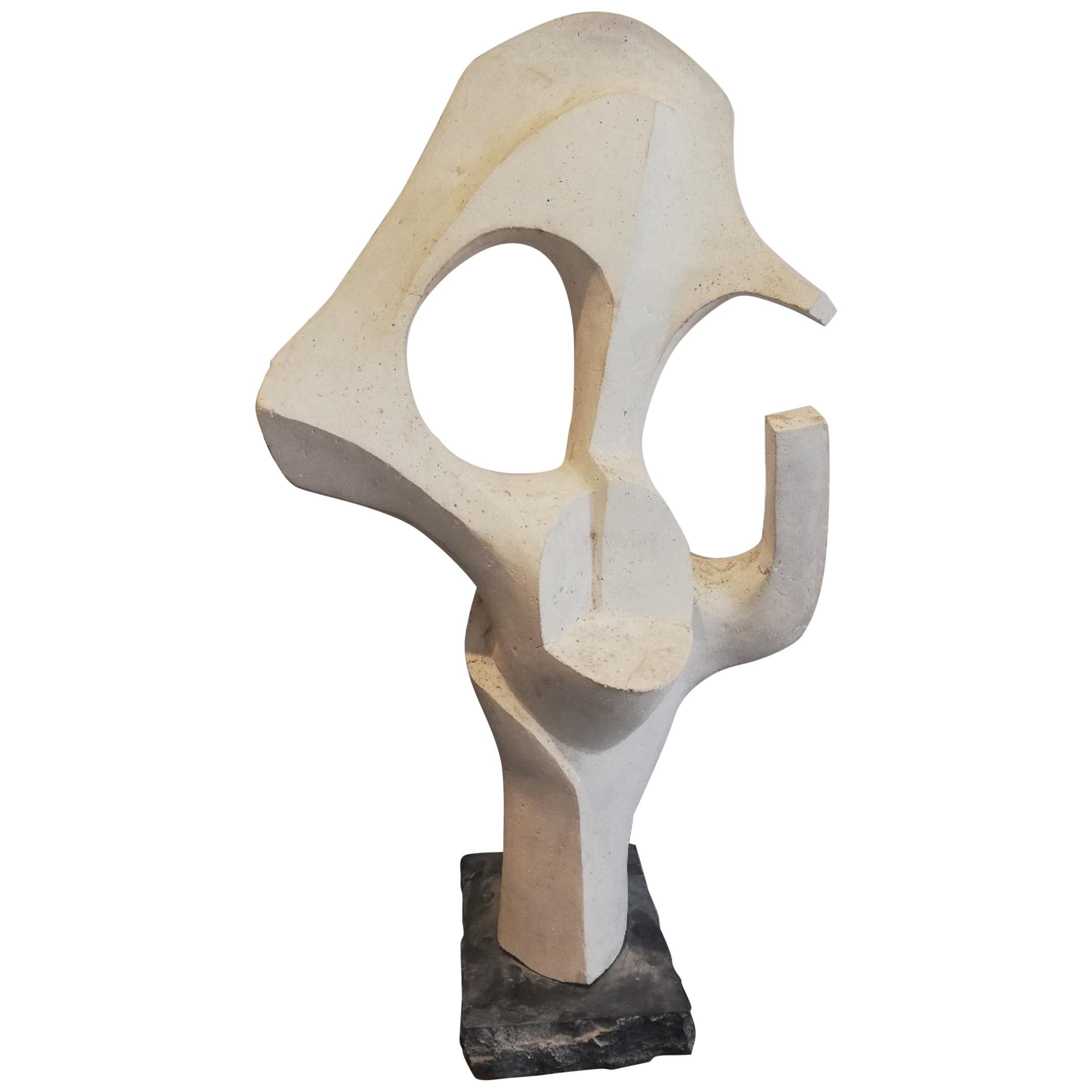 Modern Plaster Sculpture Unsigned