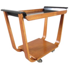 Plywood Trolley by Cees Braakman for UMS Pastoe, Netherlands, circa 1950