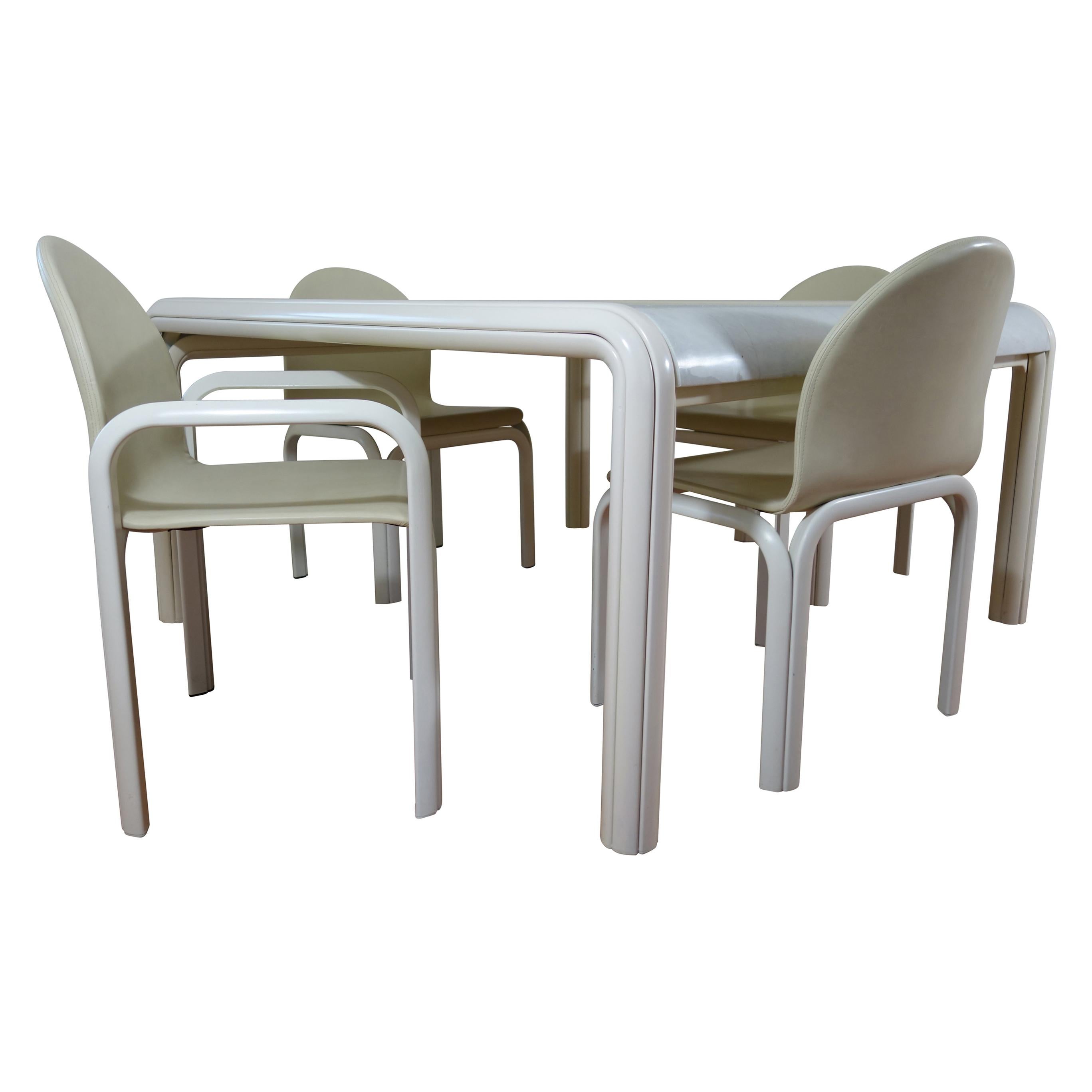 Midcentury Dining Set Orsay Designed by Gae Aulenti for Knoll International