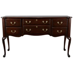 Vintage Queen Anne Style Mahogany Sideboard by Drexel, 20th Century