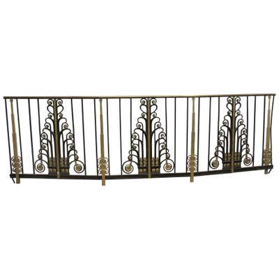 Hotel Staircase Railings with Balcony Railing from the 1900s For Sale ...