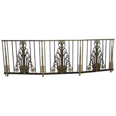 1931 - hôtel Waldorf Astoria - Rampe de balcon salle de bal Art Déco de NYC