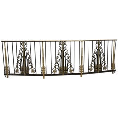 1931 Waldorf Astoria Hotel Starlight Balcony Railing Ballroom Art Deco from NYC