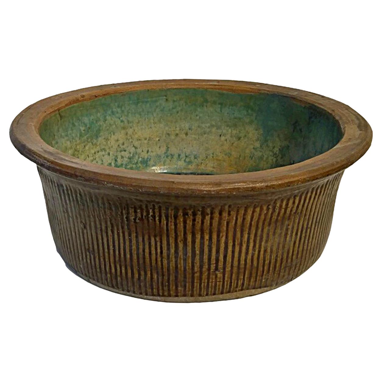Large Clay Pot from India at 1stDibs