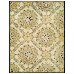 Antique French Aubusson Fragment Carpet