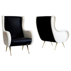 Marco Zanuso Attributed Club Chairs