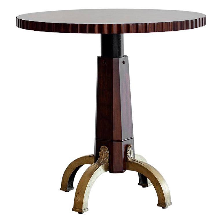 Burled Inlaid Bar Tables For Sale at 1stdibs
