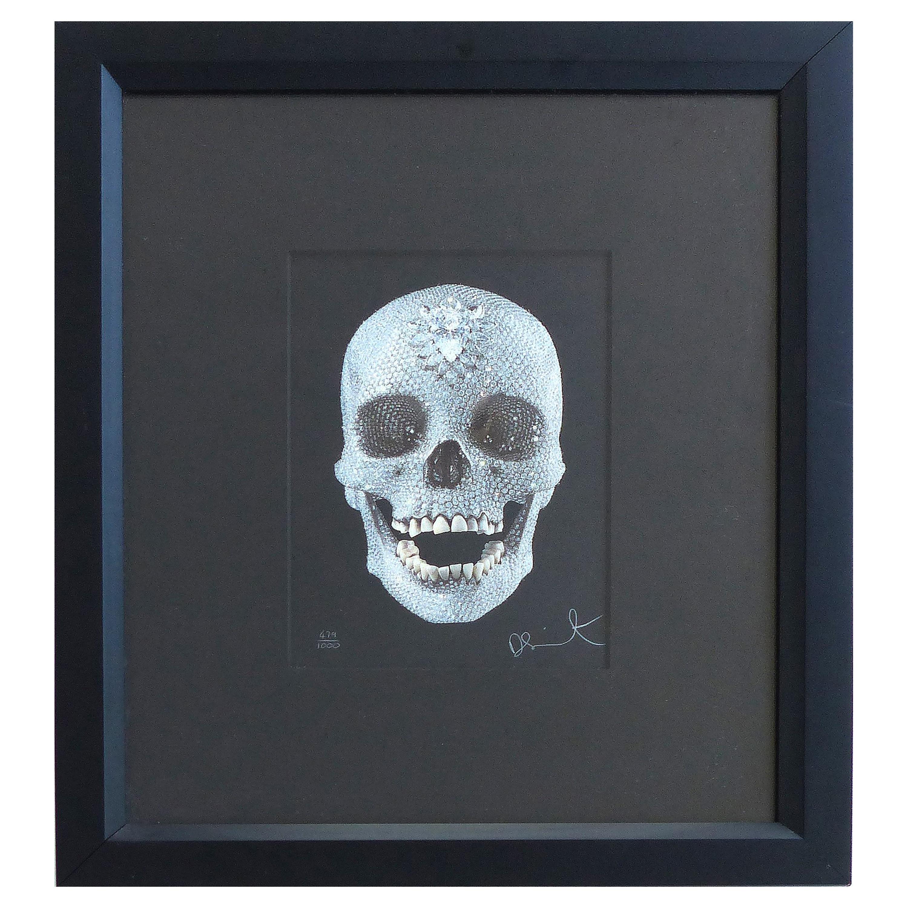  Damien Hirst "For the Love of God" Lithograph, Glazed & Diamond Dust, 479/1000 