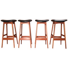 Danish Modern Bar Stools by Johannes Andersen