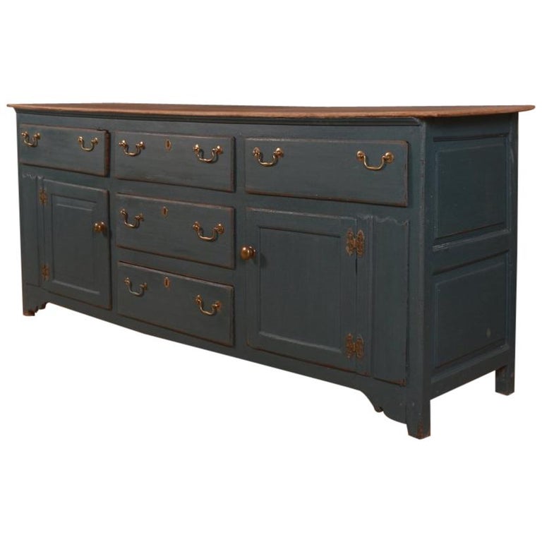 English Painted Dresser Base At 1stdibs