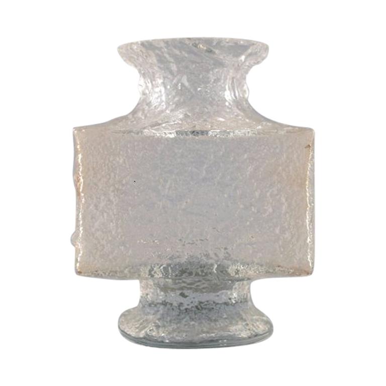 Vase aus Crassus-Kunstglas von Timo Sarpaneva für Iittala im Angebot