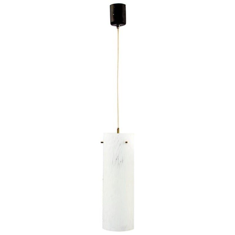 1950s Midcentury Frosted Gl Ceiling Lamp With Br Finishes For 1950s Midcentury Frosted Gl Ceiling Lamp With Br Finishes For