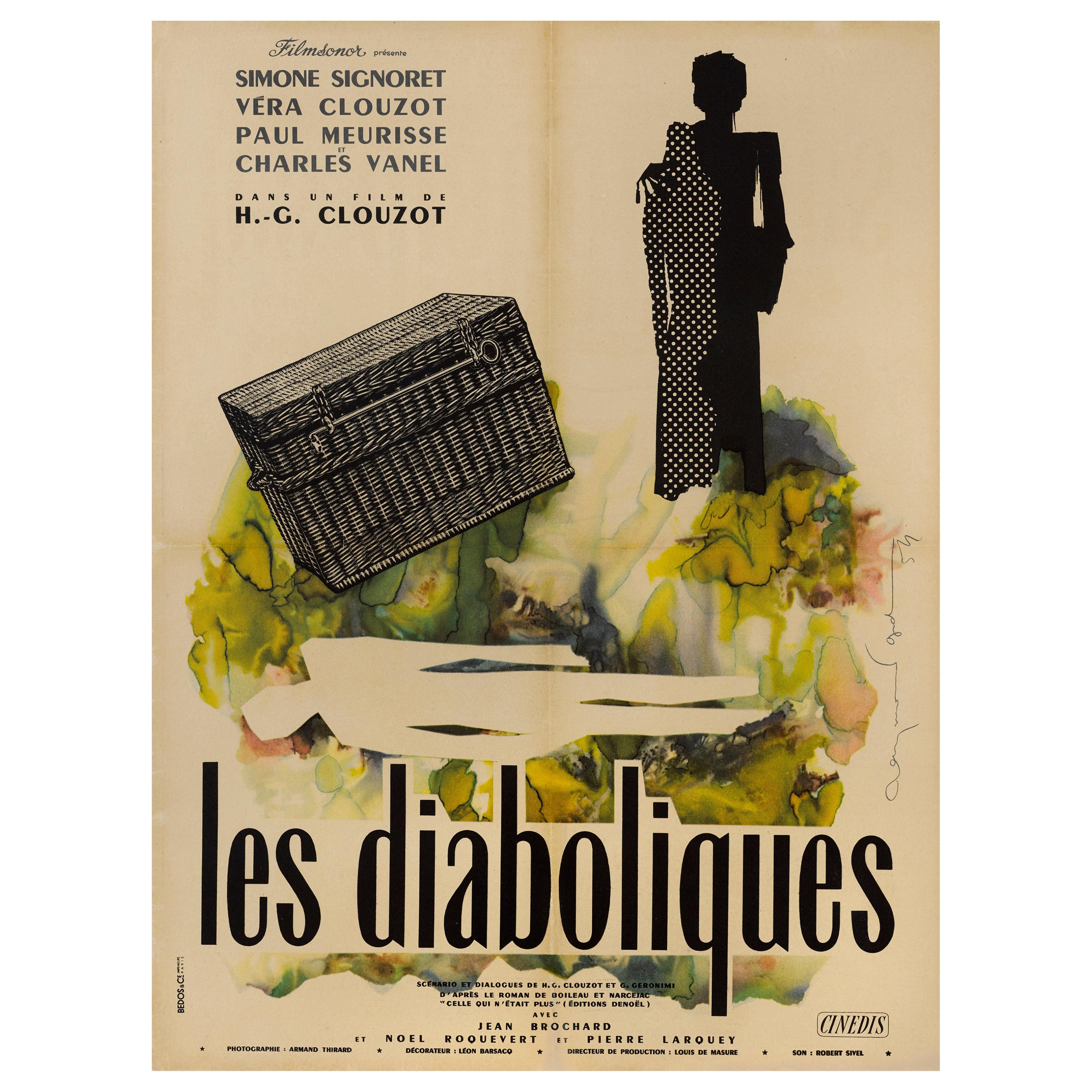 Les Diaboliques, Original 1955 French Film Poster