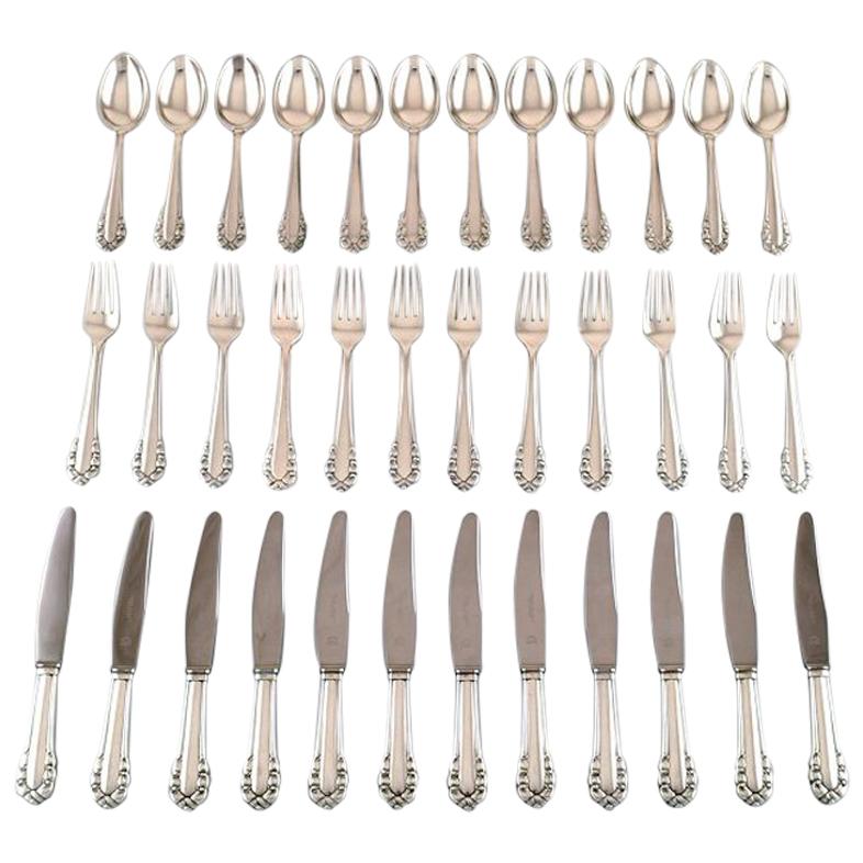 Georg Jensen Sterling Silver 'Lily of the Valley' Cutlery, Lunch Service