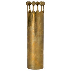 Brass "Crown" Vase by Pierre Forssell