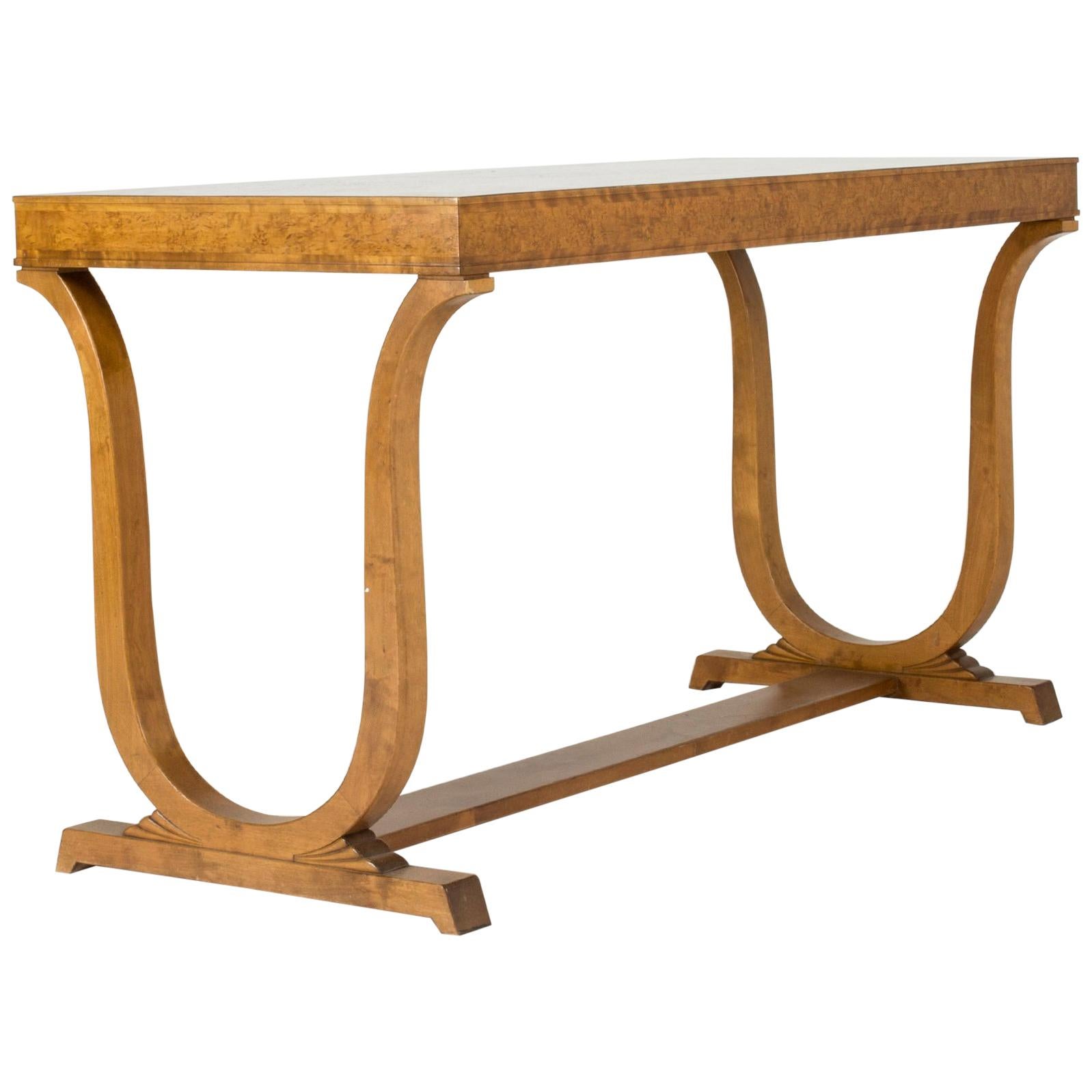 1920s Swedish Grace Library Table by Carl Malmsten