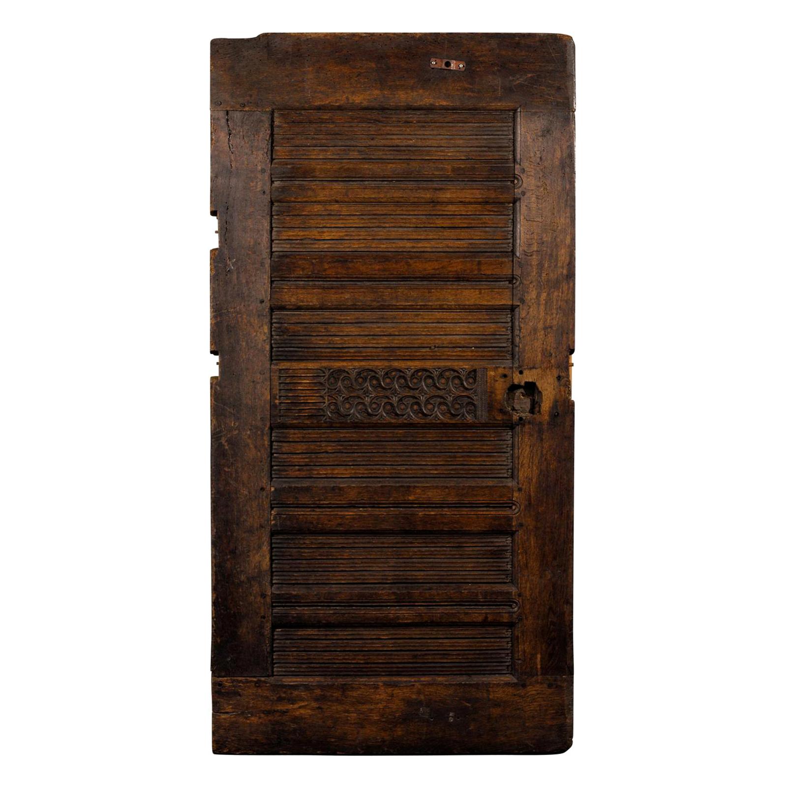 Early Rare English Door, circa 1750s For Sale