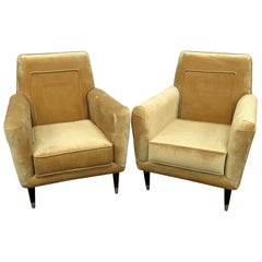 Pair of Mid-Century Modern Club Chairs