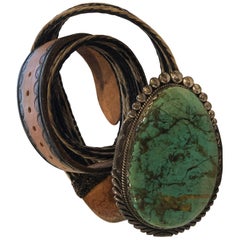 Vintage Navaho Belt Signed by Theprode N Vi