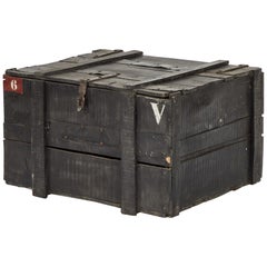 Painted Chest from Belgium Army