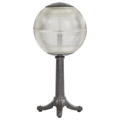 Antique Glass Globe Lamp from Paris Street Lamp