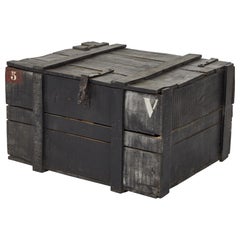 Painted Chest from Belgium Army