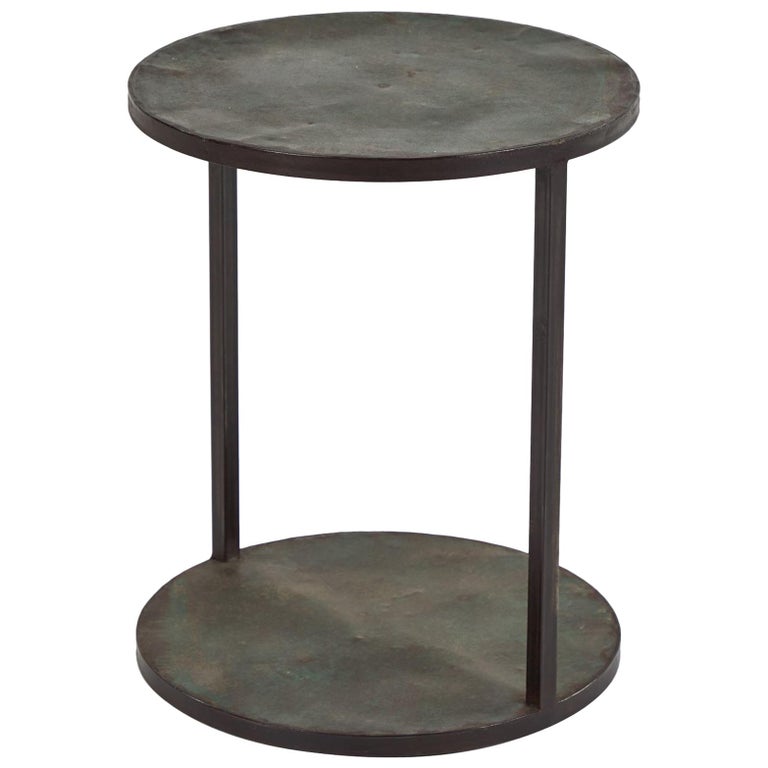 Painted Metal Side Table at 1stDibs