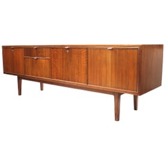 Mid-Century Modern Walnut Credenza by Stow Davis