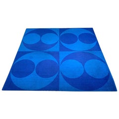 1970s Pop Wool Carpet